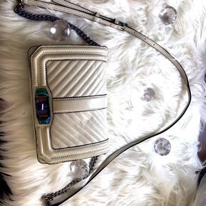 White “Rebeccaminkoff” purse